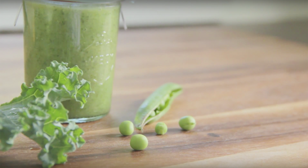 Baby food Curly Kale, Pea & Potato Purée