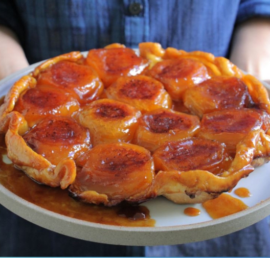 Caramelized Apple Tarte Tatin with Vanilla & Lemon