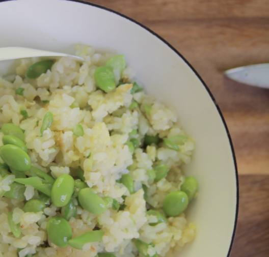 Authentic Taiwanese Fried Rice with spring veggies