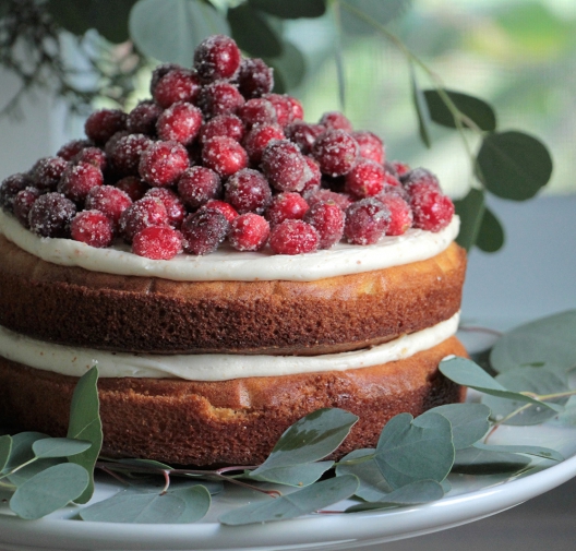 Italian Olive Oil Cake & Brown Butter Buttercream