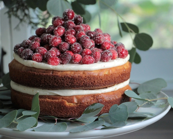 Italian Olive Oil Cake & Brown Butter Buttercream