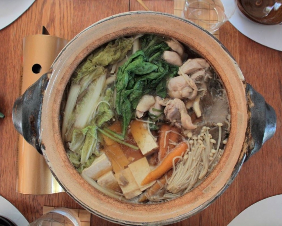 Japanese Chicken & Cabbage Dashi Hot Pot