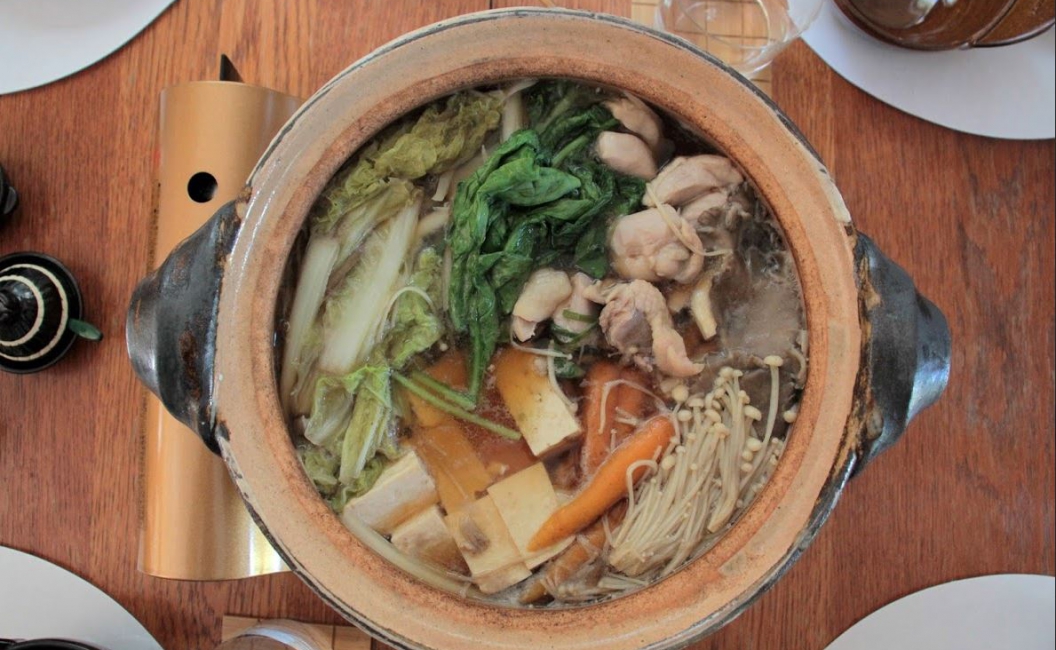 Japanese Chicken & Cabbage Dashi Hot Pot